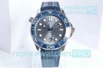 Swiss Grade Omega Seamaster Diver 300m Grey Dial Blue Rubber Strap Watch 42mm - OM Factory_th.jpg